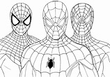 Para Colorear Spiderman - Imprimir