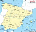 Latitud y Longitud de España, Coordenadas Geograficas de España