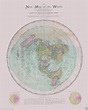 RARE The New Map of the World [Flat Earth] : circa 1899 : Christopher ...