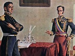 San Martín y Simón Bolívar: así fue el encuentro de los libertadores de ...