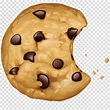 Bitten cookies illustration, Chocolate chip cookie Biscuits , cookies ...