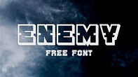 Enemy Free Font · Pinspiry | Free font, Fonts, Logo fonts