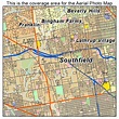 Aerial Photography Map of Southfield, MI Michigan
