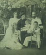 Photograph of the Battenberg family c. 1902 from the album of Victoria ...