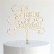 Happy Birthday Cake Topper | SANDRA DILLON DESIGN
