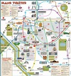 Madrid metro map with sightseeings - Ontheworldmap.com