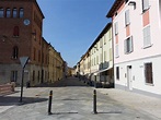 Scandiano, historische Gebäude an der Piazza della Liberta (21.09.2019 ...