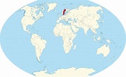 Suécia mapa do mundo - Suécia mapa do mundo (Europa do Norte - Europa)