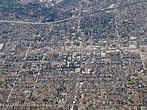 Downtown Pomona California Aerial ⬇ Stock Photo, Image by ...