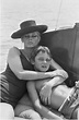 Brigitte with her son, Nicolas. at St Tropez, 1967. | Brigitte bardot ...
