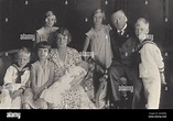 Frederick, Prince of Hohenzollern and his family Stock Photo - Alamy