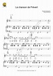 Partition piano La chanson de Prévert - Serge Gainsbourg (Partition ...