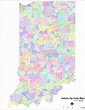 Indiana County Map With Zip Codes - Middle East Political Map
