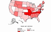 Rocky Mountain Spotted Fever Map – Map Of The Usa With State Names