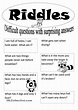 Printable Riddles For Seniors - Printable Word Searches