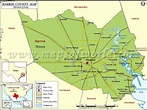 Harris County Map | Map of Harris County, Texas | County map, Texas ...