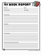Easy Book Report Form for Young Readers | Woo! Jr. Kids Activities ...