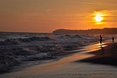 Imagen gratis: puesta de sol, playa, agua, mar, amanecer, océano, sol ...