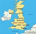 La Cartina Della Gran Bretagna