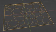 Voronoi pattern with Geometry Nodes in Blender 3.1