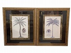 Sold at Auction: PRINCE & PRINCESS OF WALES PALM TREE PRINTS 37"