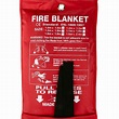 Fire Blanket Portable Fire Resistance Blanket Glass Fibre Flame ...