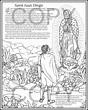 Saint Juan Diego Coloring Pages - Etsy