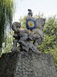 Equestrian statue of Sviatoslav I in Kiev Ukraine