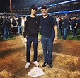 Timothy Hutton and son Milo at 2018 World Series. Clearly, they're ...