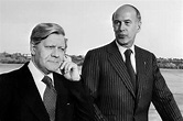Valéry Giscard d'Estaing et Helmut Schmidt, le premier couple franco ...