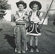 Vintage Cowboy play wear 1950's ... where's their stick horse?! Brother ...