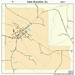 New Brockton Alabama Street Map 0153856