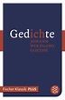 Gedichte - Johann Wolfgang von Goethe | S. Fischer Verlage