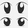 Eyes Cartoon Clipart Hd PNG, Black Cartoon Eyes, Eyes Black And White ...