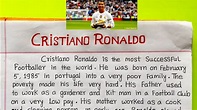 🔥Biography Of Cristiano Ronaldo | Profile/Autobiography/Story Writing ...