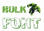 HULK FONT SVG Hulk Svg Hulk Alphabet Svg Font Svg Instant - Etsy Norway