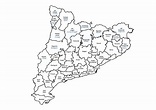 Mapa de Comarques de Catalunya en Blanc I Negre | PDF