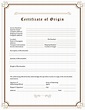 30 Printable Certificate Of Origin Templates (100% Free) ᐅ TemplateLab