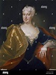 "Retrato de la emperatriz Isabel Cristina de Brunswick-Wolfenbüttel' del siglo XVIII, 1701-1735 ...