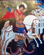 San Giorgio e il drago – Scheda dei colori – iconecristiane.it