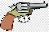 Огнестрельное оружие мультфильм пистолет для рисования, пистолет ...