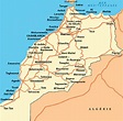 Morocco Map - TravelsFinders.Com