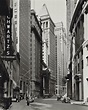 BERENICE ABBOTT (1898-1991) , Broad Street, looking towards Wall Street ...