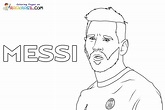 Dibujos de Lionel Messi para Colorear