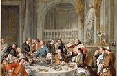 "Comiendo ostras" (1735), de Jean-François de Troy - Online Licor