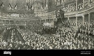 The first Italian Parliament: King Victor Emmanuel II proclaims the ...
