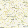 StepMap - Wartburgkreis mit Straßen - Landkarte für Welt