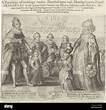 Retrato de Federico V, su esposa Elisabeth Stuart, rey y reina de ...