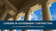 Careers in Government Contracting - YouTube