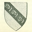 Coat of Sir Roger de Clarendon, -Cotton. MS. Tiberius, E. VIII | Daniel ...
